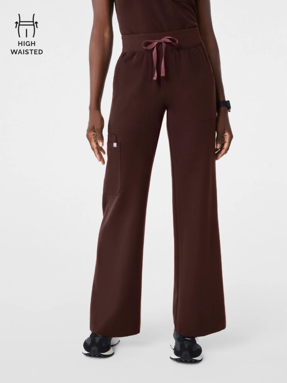 FIGS LIMITED EDITION ESPRESSO ISABEL CARGO PANTS STYLE